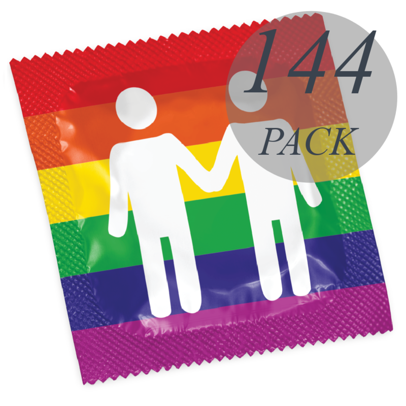 Pasante - Préservatifs Format Gay Pride 144 Pack